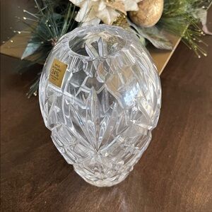 Elegant Crystal Vase24% Crystal Lead Made in Poland